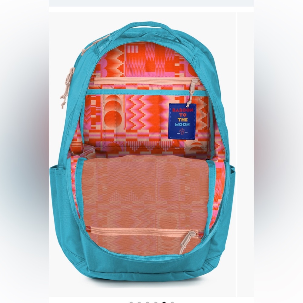 New Baboon To The Moon B2TM City Backpack Medium Bluebell Travel Bag Daypack NWT - Picture 5 of 10